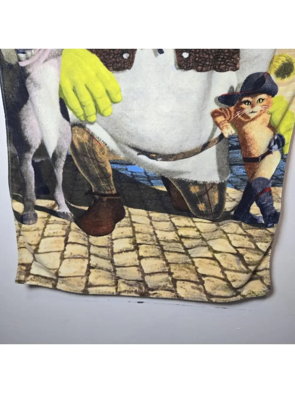 Shrek 3 the Third Beach Towel 2007 Collectible Movie Bath Donkey Dreamworks